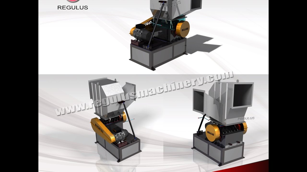 LDPE film crusher/PP bags granulator