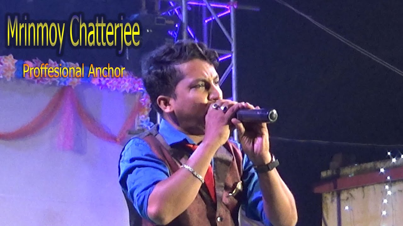 Mrinmoy Chatterjee Best Anchoring In Stage || Live Performance