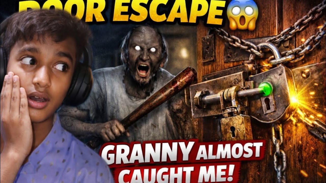 Trying To Escape Granny’s House | Door Escape Ending 🔥
