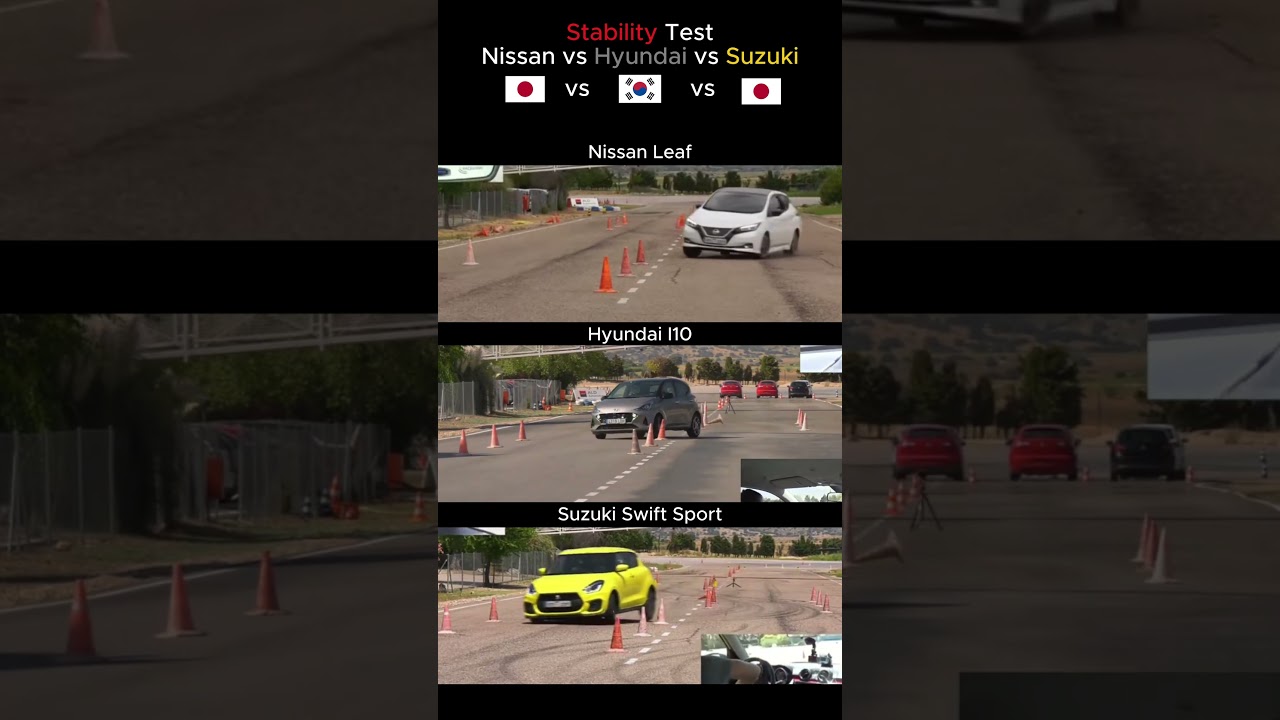 Stability Test : Hyundai vs Nissan vs Suzuki !!!