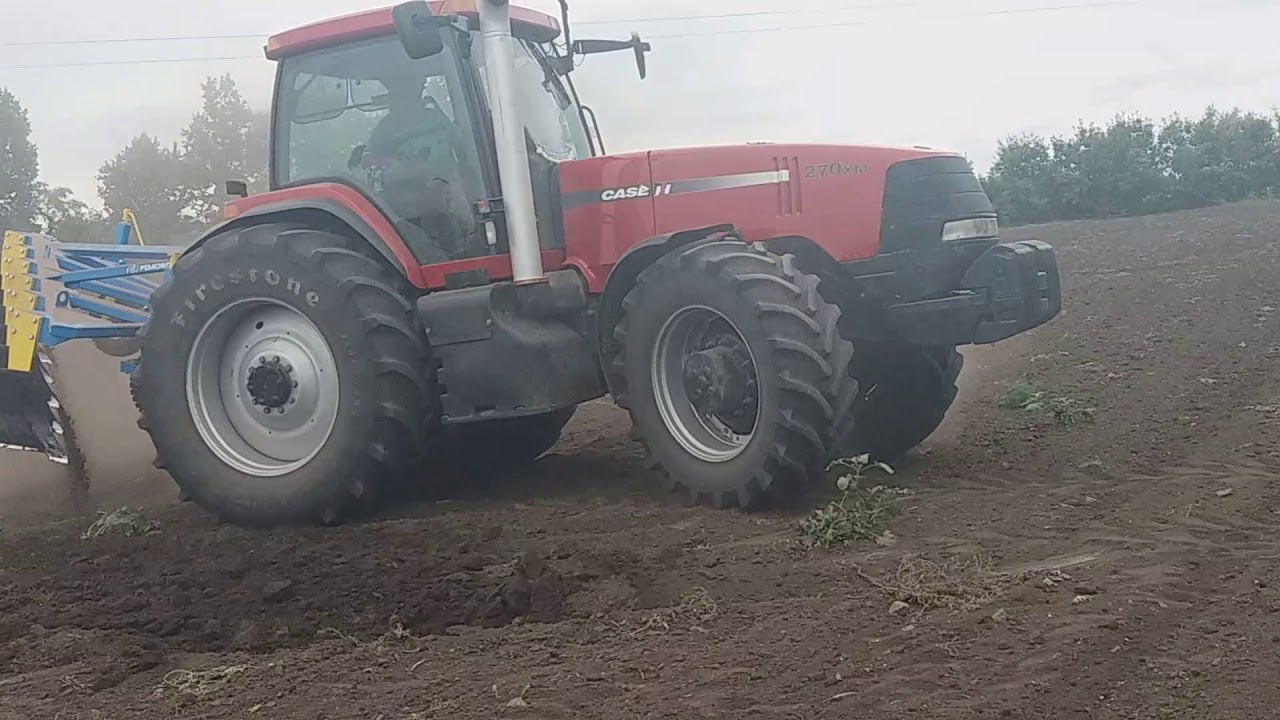 Case Mx 270 и плуг Гетьман 6 корпусов