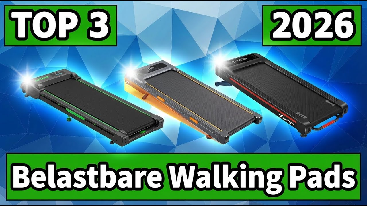 Die 3 belastbarsten Walking Pads im Vergleich (bis 180 kg)