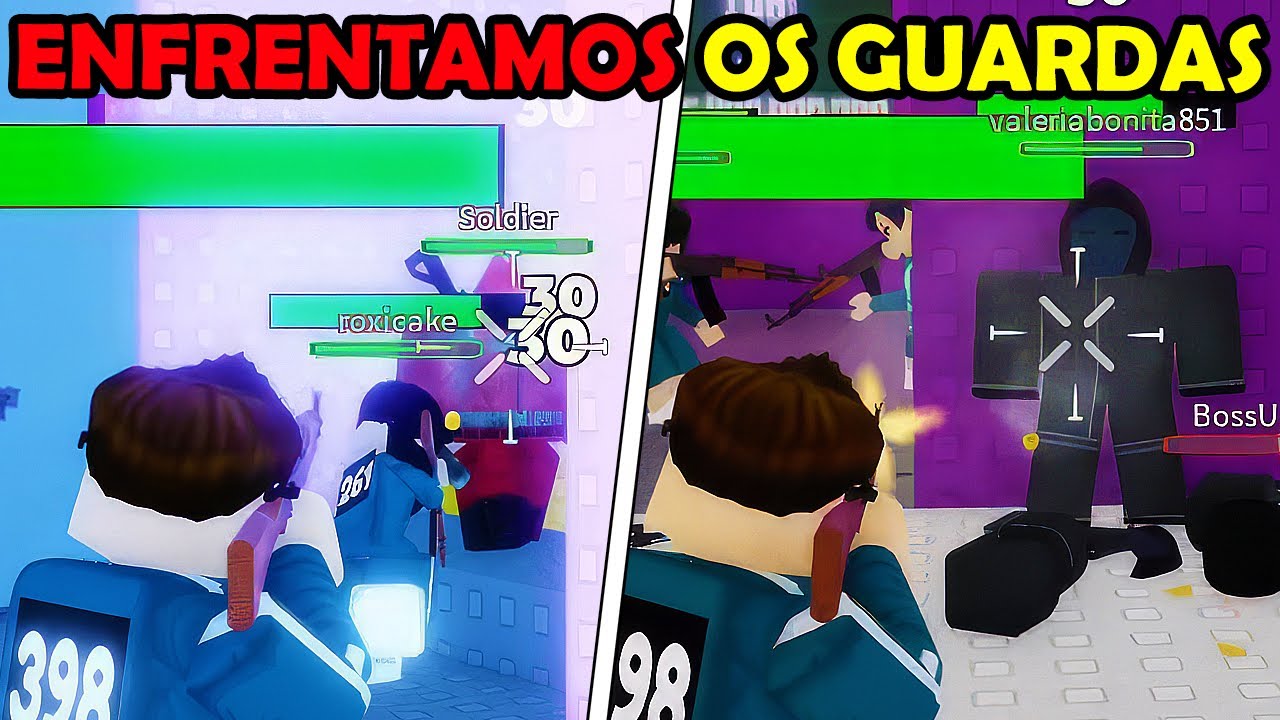 ENFRENTAMOS OS GUARDAS para ELIMINAR O FRONTMAN INFILTRADO no SQUID GAME do Roblox