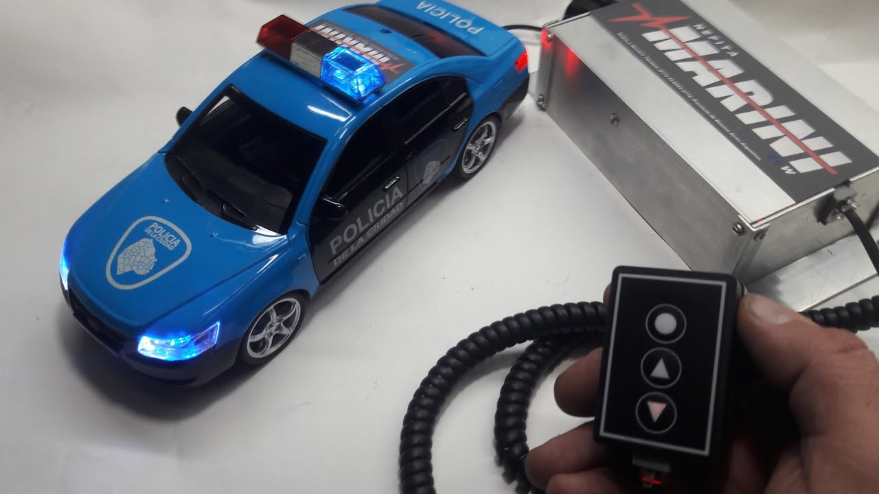 Sirena N5 MARINI Con Patrulla Policia Miniatura!!!