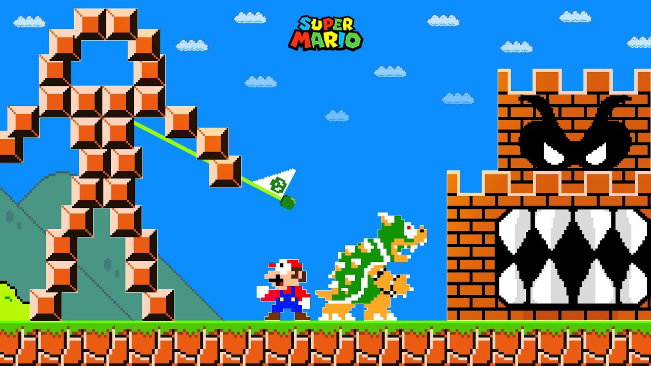 Super Mario Bros. But When Everything Turns Into Enemies