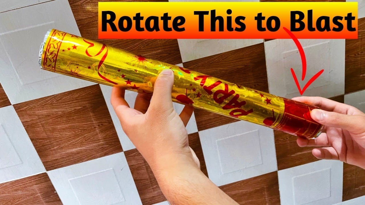 How to Blast Party Popper || How to Use Party Popper || How to Open PARTY POPPER |