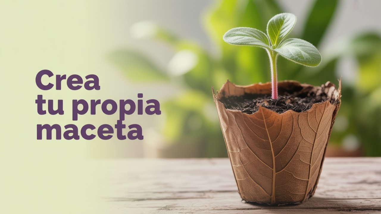&iquest;C&oacute;mo hacer macetas biodegradables con hojas secas?
