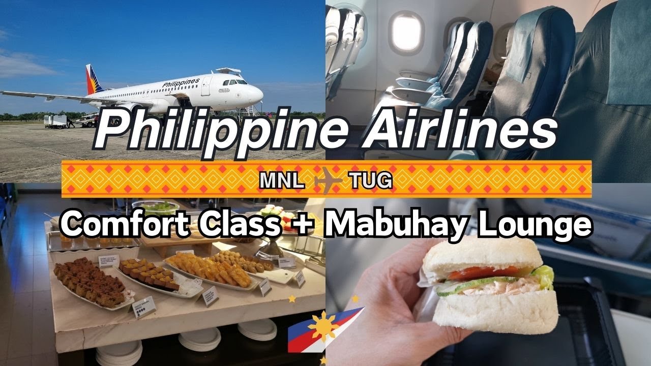 Philippine Airlines Comfort Class and Mabuhay Lounge Experience [4K]