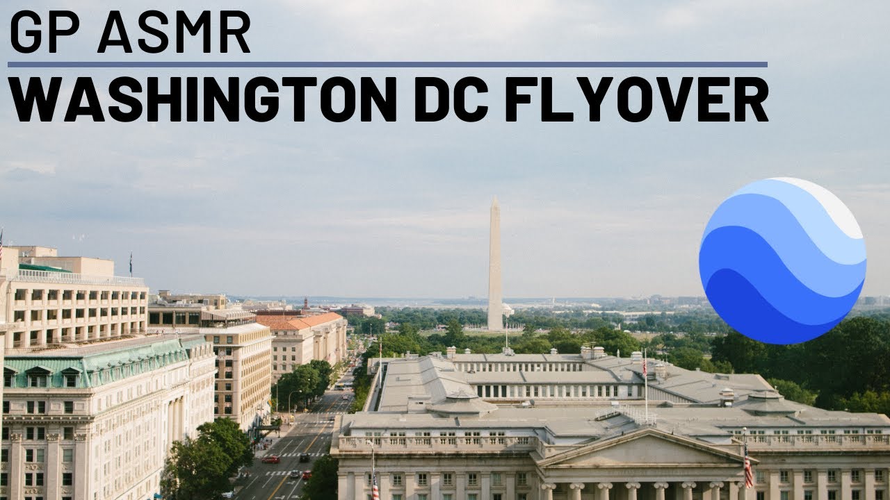 ASMR Casual Map Viewing - Washington DC ~45 mins