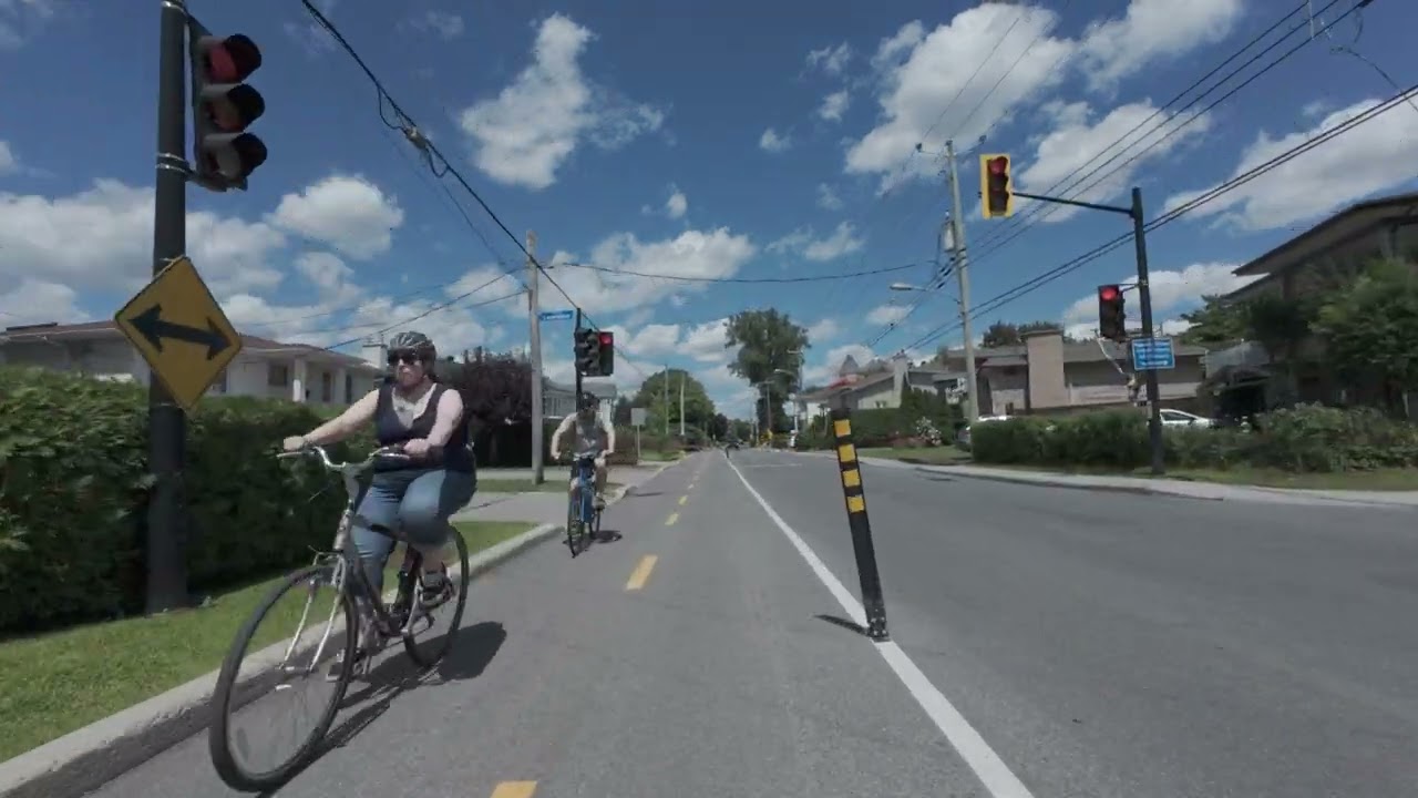 Balade a Vélo Gouin vers l'Est, Piste Cyclable (1/7) (Montréal/Québec) 2024-07-21