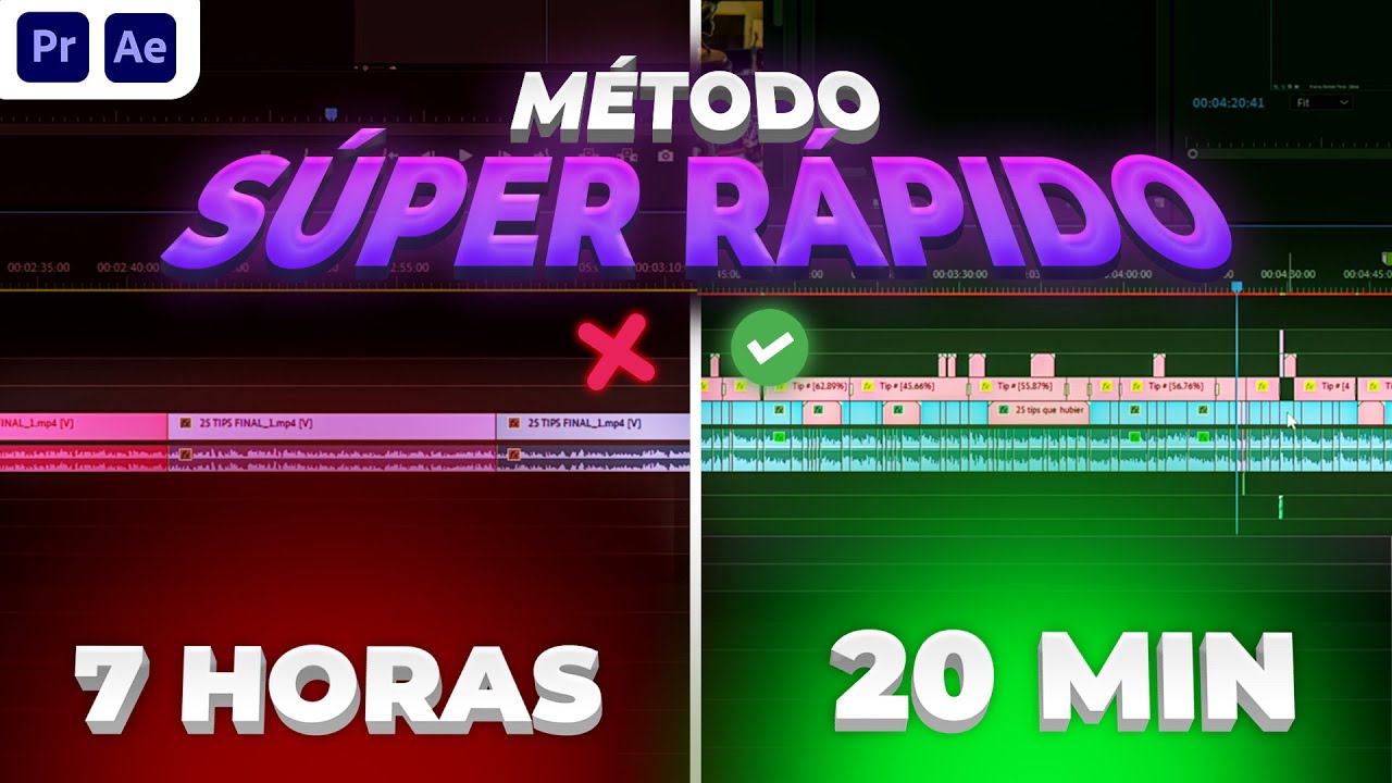 EDITA 10X MAS RÁPIDO con ESTE NUEVO MÉTODO en PREMIERE PRO