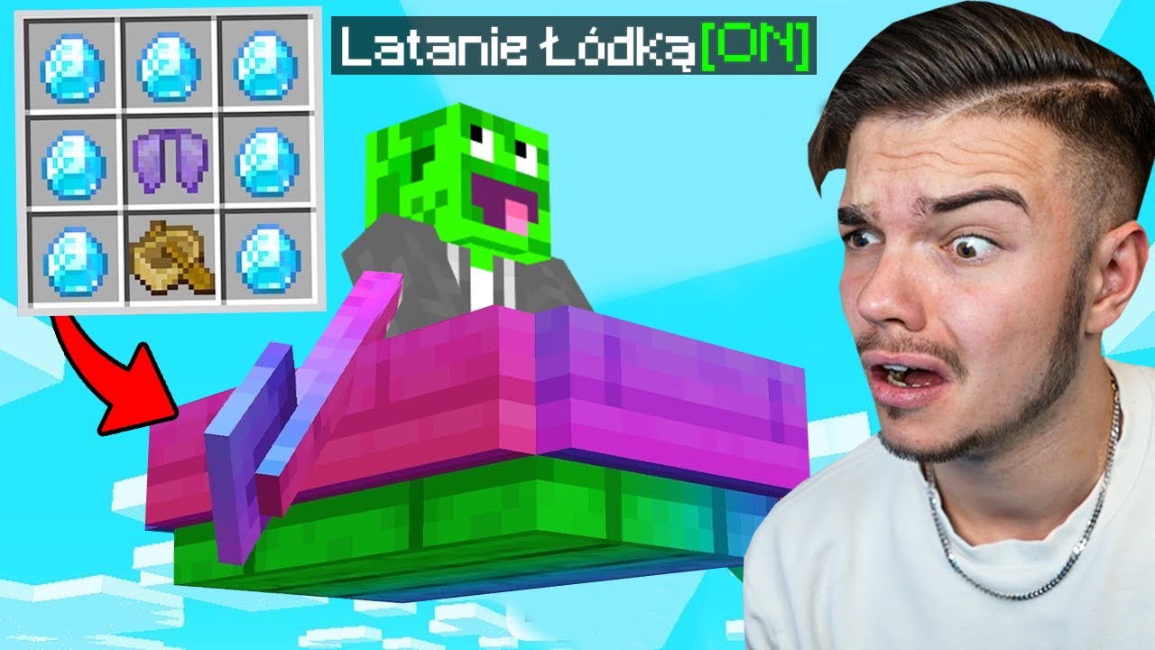 MINECRAFT, ale MOŻESZ CRAFTOWAĆ SUPER HACKI...