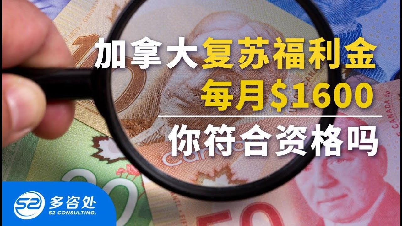 【加拿大福利】加拿大CRB，疫情下加拿大复苏福利金详解 | 又发钱！我应该申请Ei还是CRB？| CRB领取条件是怎样？ | 多咨处（S2 Consulting）| 加拿大🇨🇦