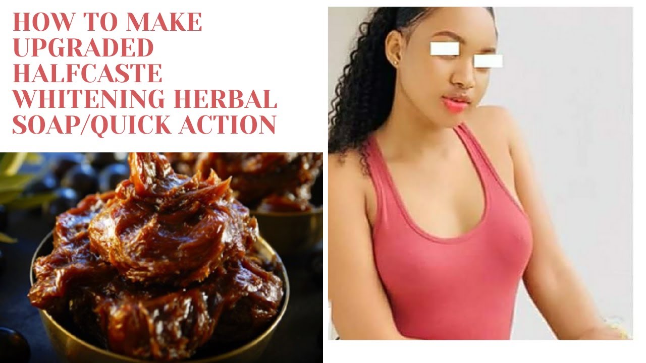 How To Make black Herbal Soap (Upgraded)/Quick Action Soap.