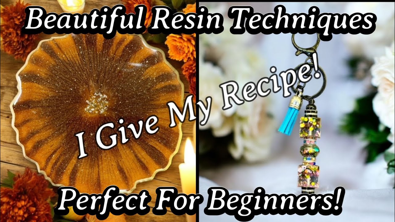 #621 Perfect Beautiful Resin Techniques With Recipe For Beginners! Stunning Geode Style Coasters