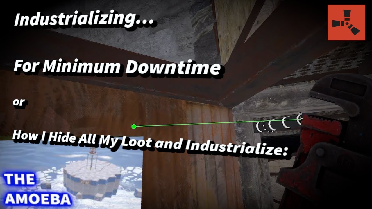 How I Industrialize My Base For An Entire Wipe! - Rust Game