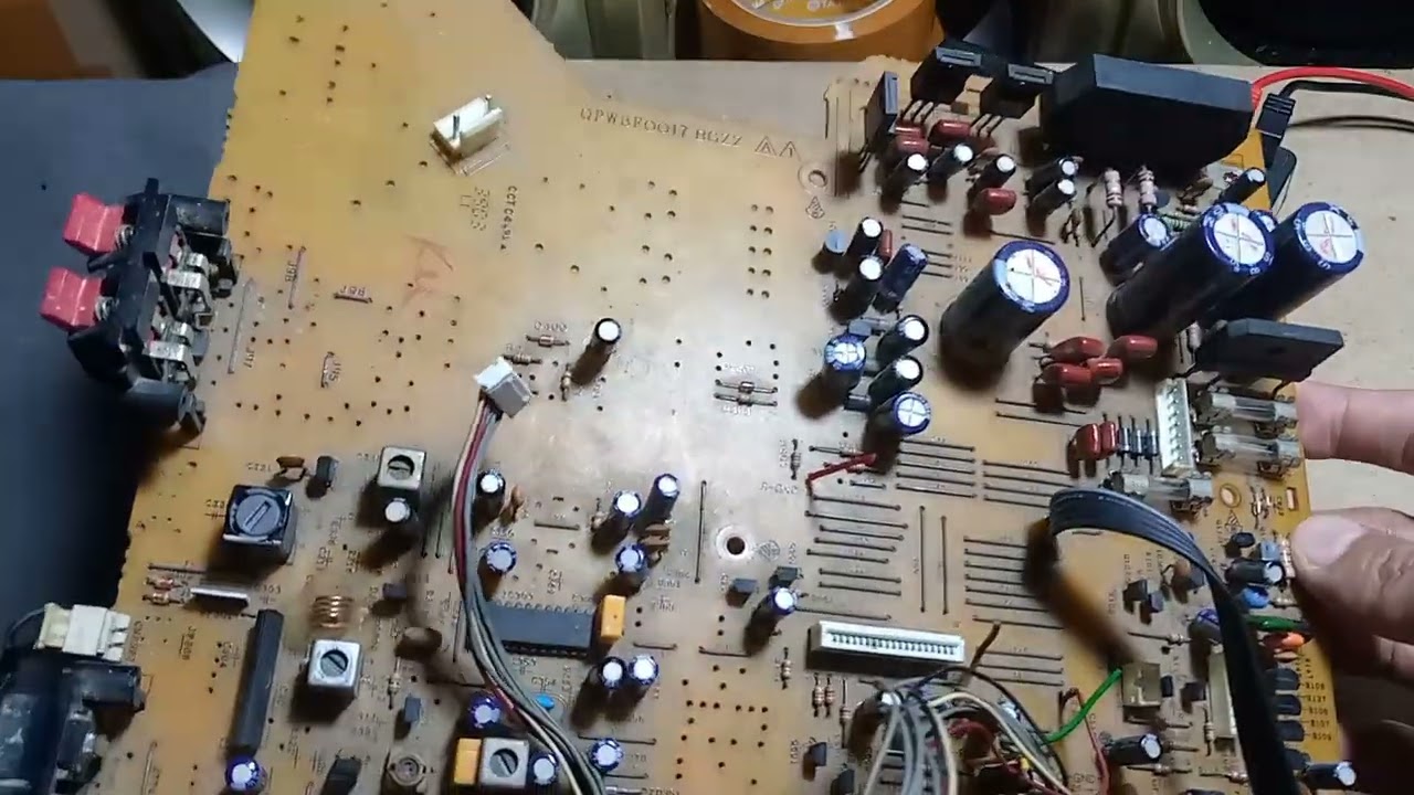 Menghidupkan Power STK402-020 Bekas Compo Sharp