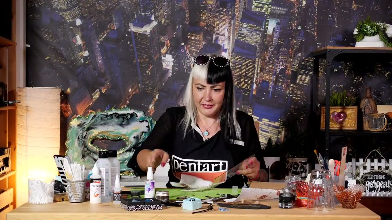 Maradék gyanta felhasználása Faragó Krisztivel / Using leftover resin with Kriszti Faragó