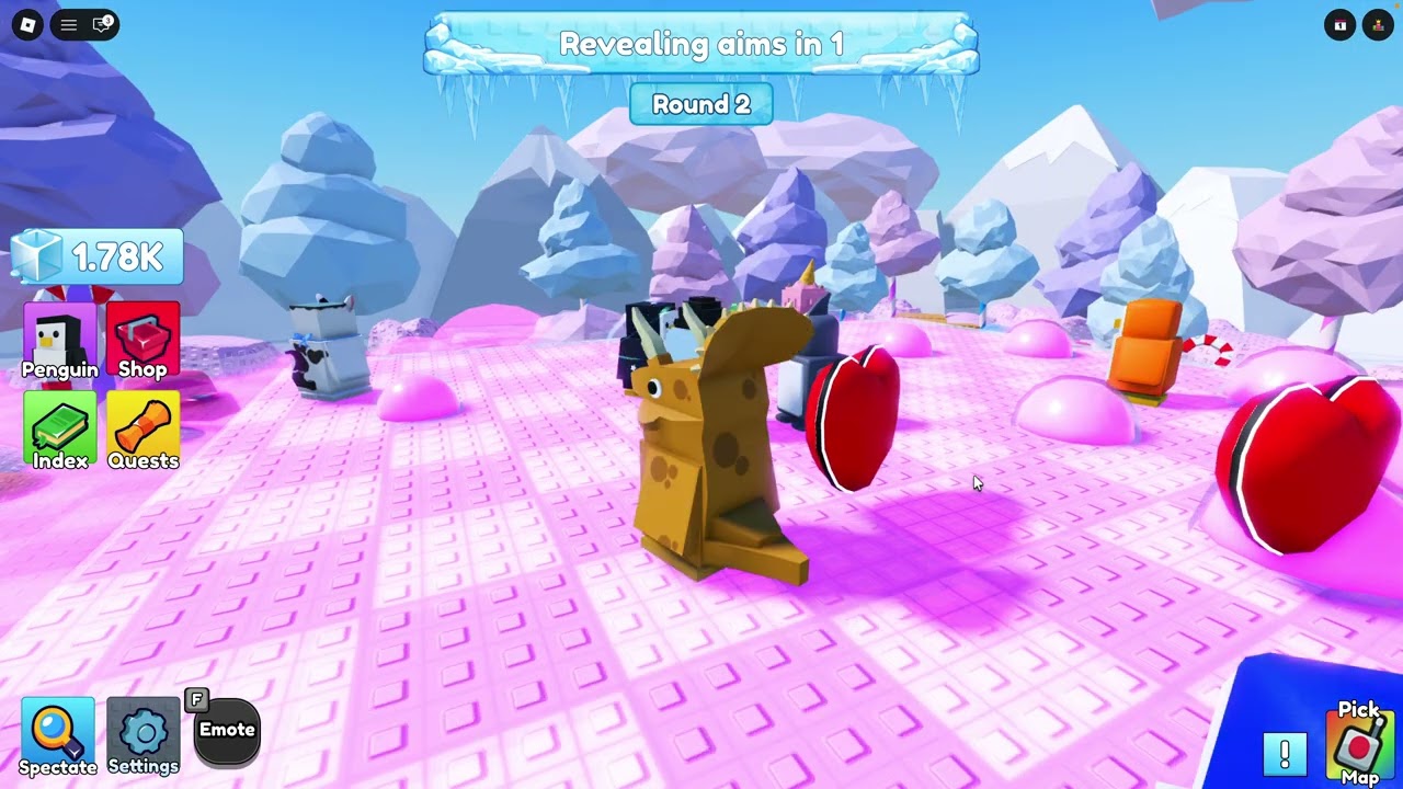 playing roblox knockout