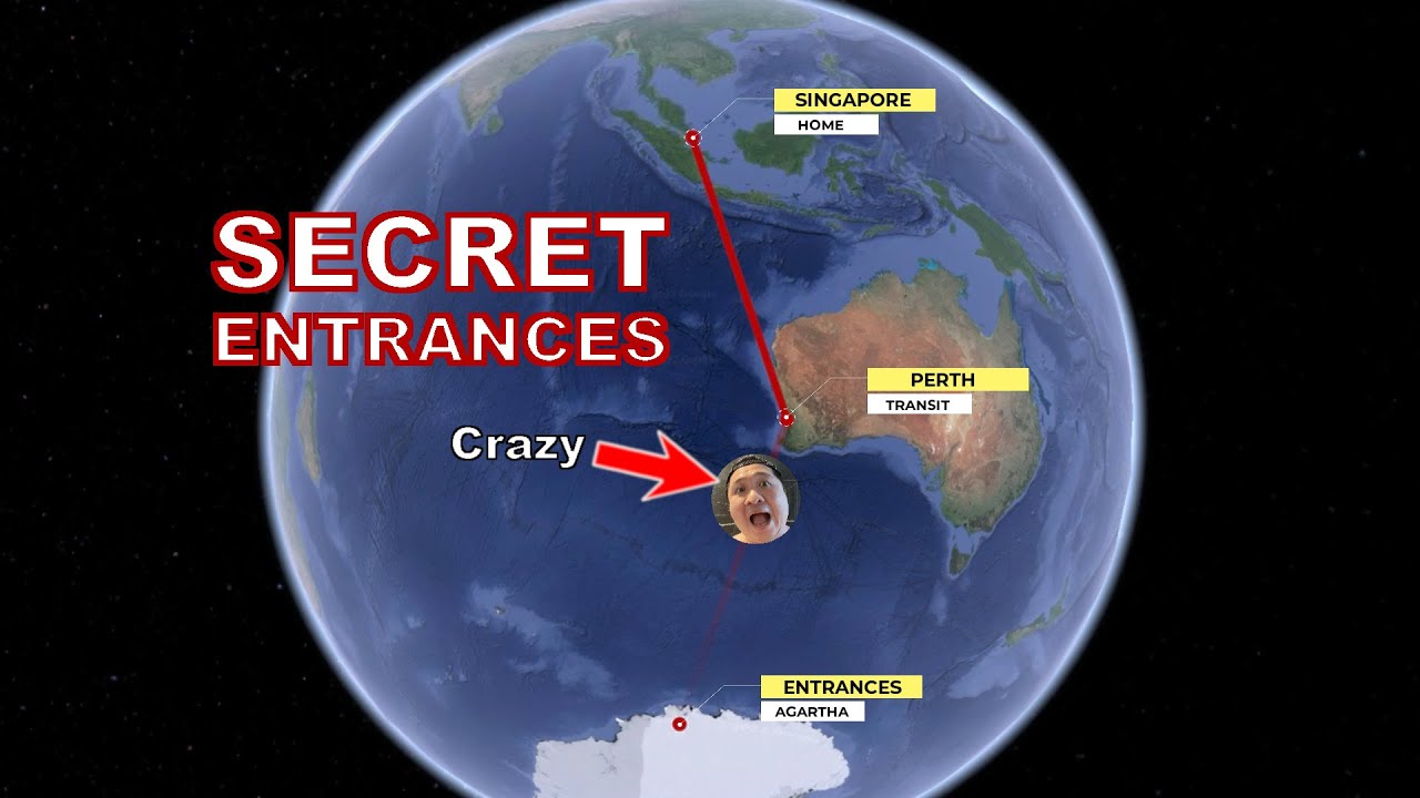 FOUND: UFO ALIEN ENTRANCES TO MIDDLE EARTH AGARTHA | How To Go: TWO Secret Entrances in Antarctica
