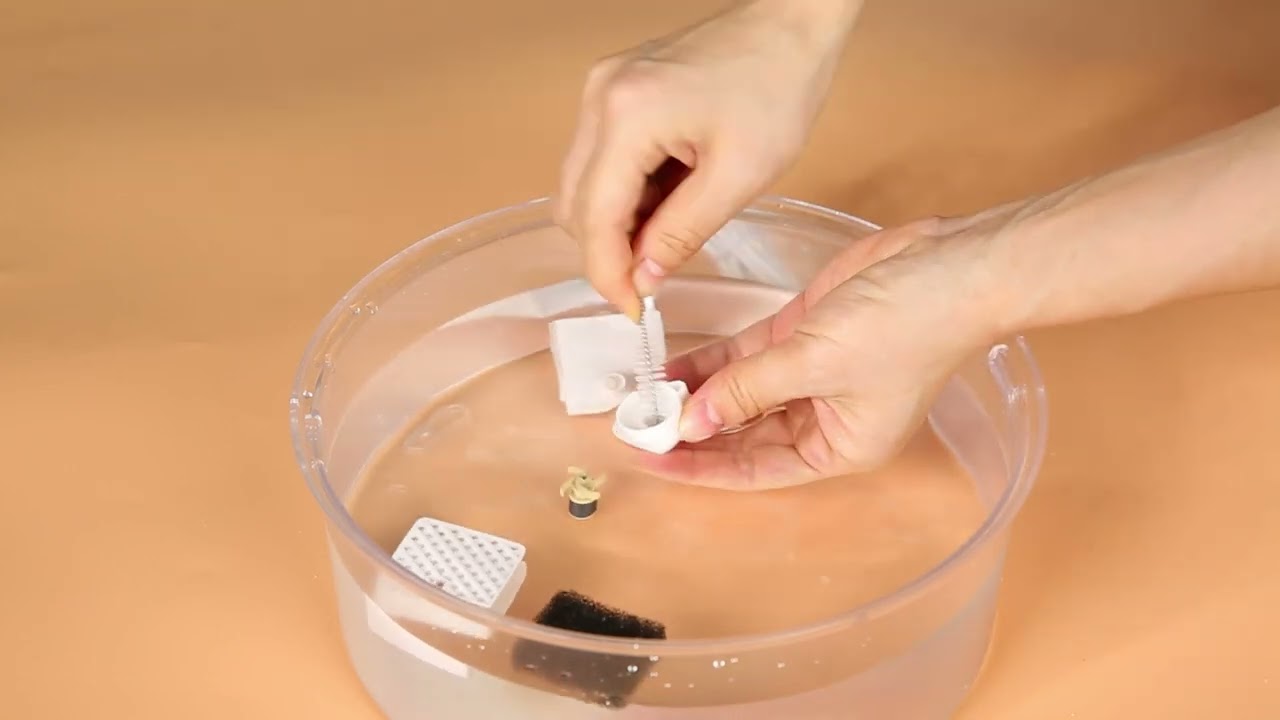 Cat Water Fountain Pump Cleaning Video(Please use 1080P or higher resolution to watch)