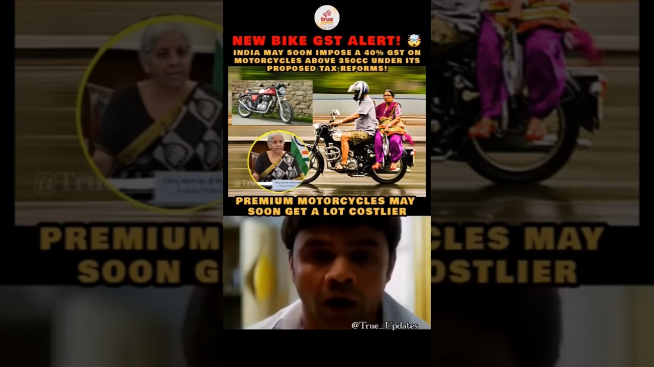 Bad News for Bike Lovers 🤯 #gst #motorcycles #taxreform #bikes #automotive #premiumbikes