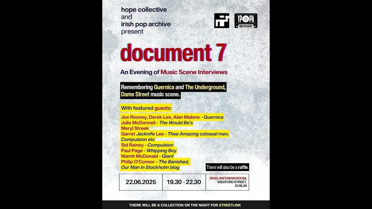 document 7 - Outakes - The Raffle Results - Remembering Guernica and The Underground scene