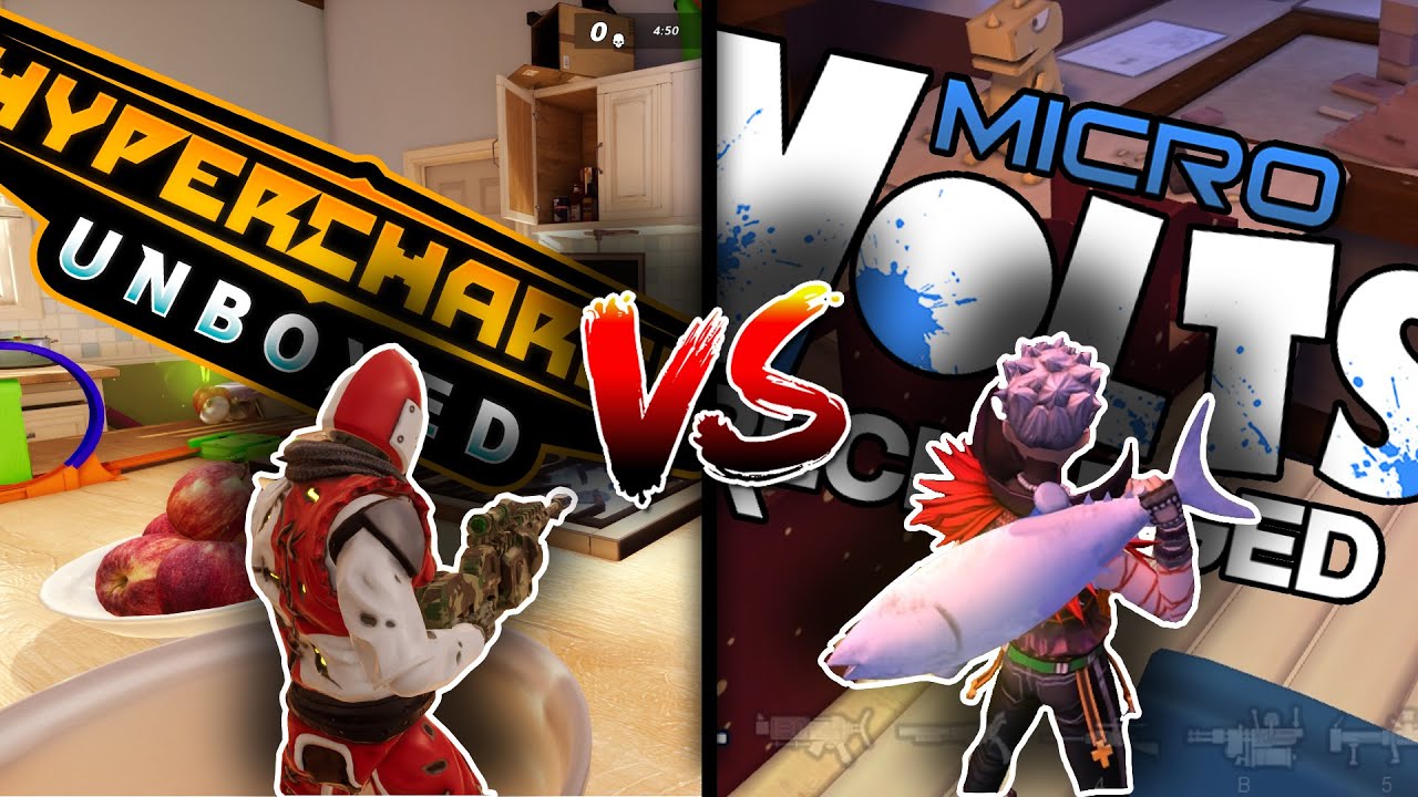 MICROVOLTS VS HYPERCHARGE 2023 (GAME COMPARISON)