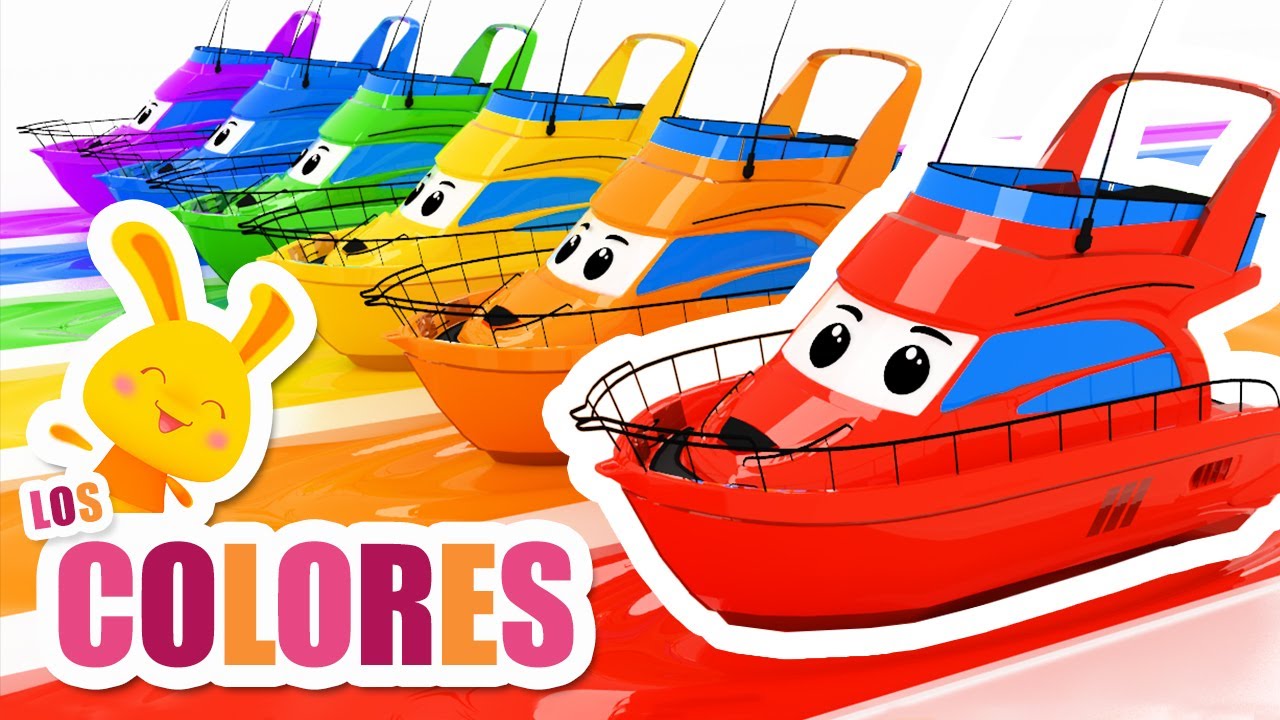 ¿De qué color es este barco? | Aprende los colores con Titounis