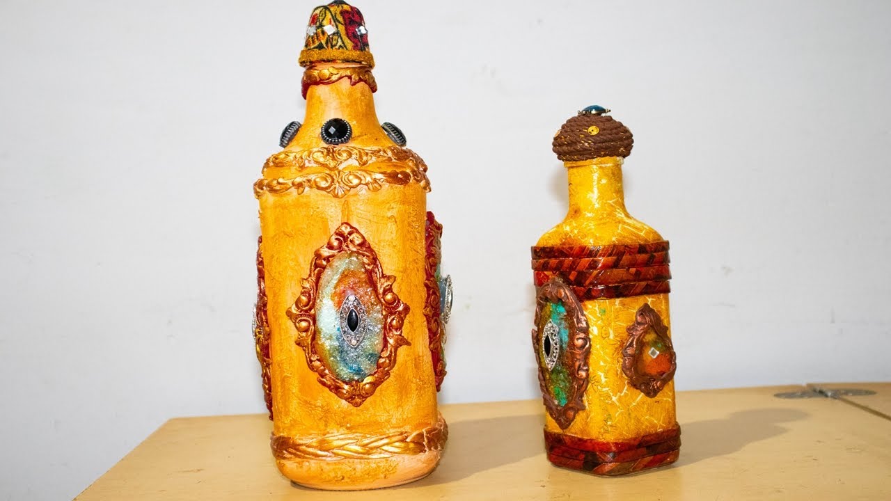 Como decorar sua garrafa
