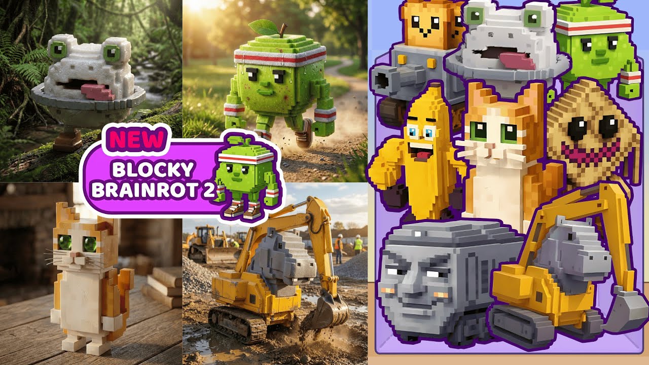 Merge Fellas Blocky Brainrot 2: UNBELIEVABLE New Characters & STRONGEST Update Boss! (NEW UPDATE)🔥