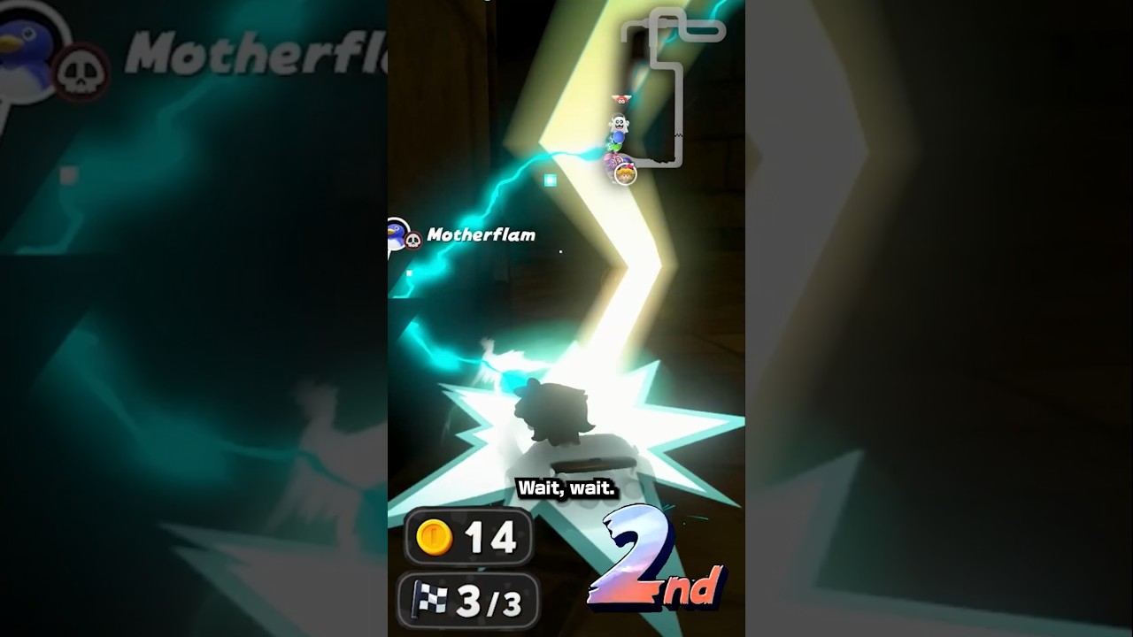 I Dodge Shock By BEING HIT BY BLUE SHELL? The Weirdest Shock Dodge In Competitive Mario Kart World