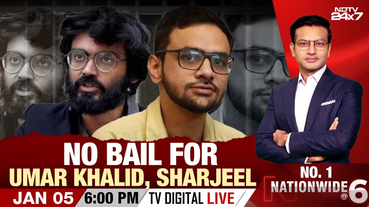 Umar Khalid News LIVE | ‘No Bail For Umar Khalid' | SC Denies Bail | Nationwide A 6
