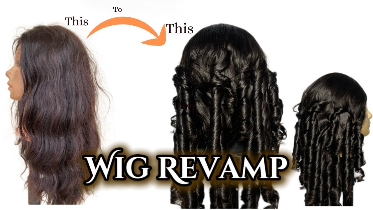 HOW TO DO HEATLESS CURLING #wigrevamp #heatlesscurlstutorial