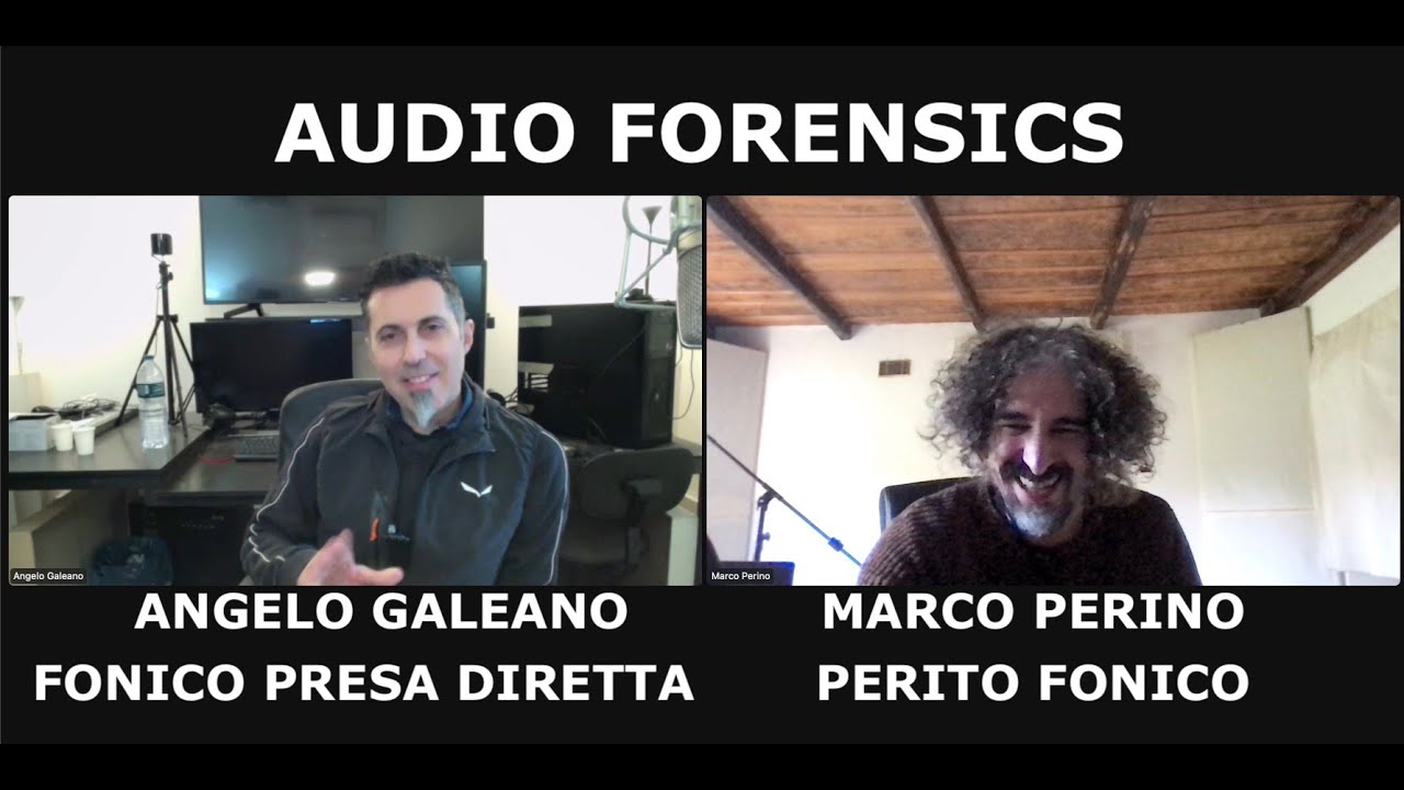 Marco Perino e Angelo Galeano, Fonico Presa Diretta e Microfonista. Cattura Voci, Suoni e Rumori