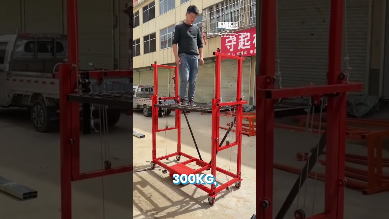 Электрические подъемные леса