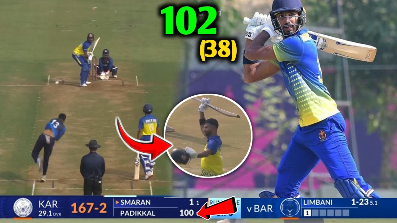Devdutt Padikkal in form performance || Devdutt Padikkal batting in vijay hajare trophy
