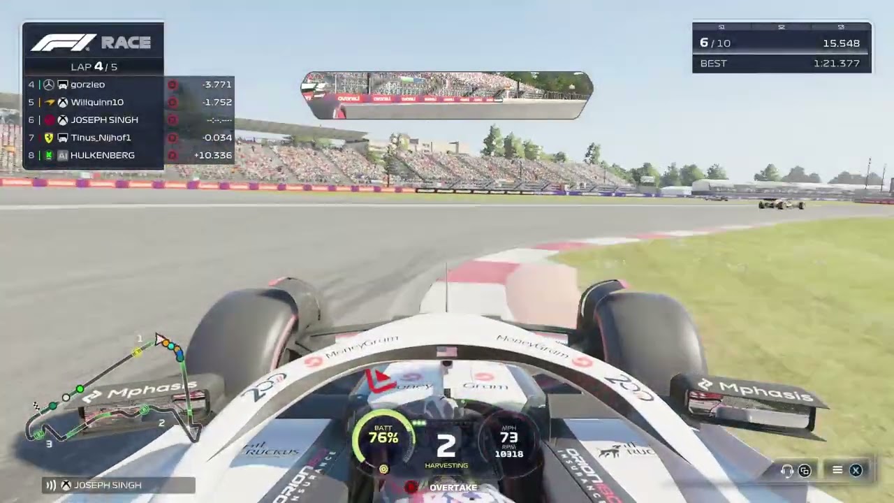 F1 Open Lobby battle's that are on the limit of clean