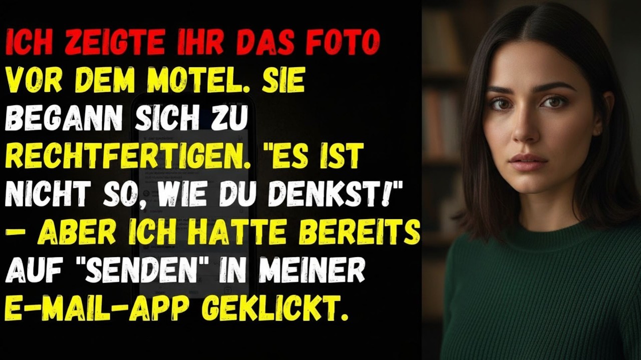 🦋Ich zeigte ihr das Foto vor dem Motel  Sie begann sich zu rechtfertigen  Es ist nicht so🦋