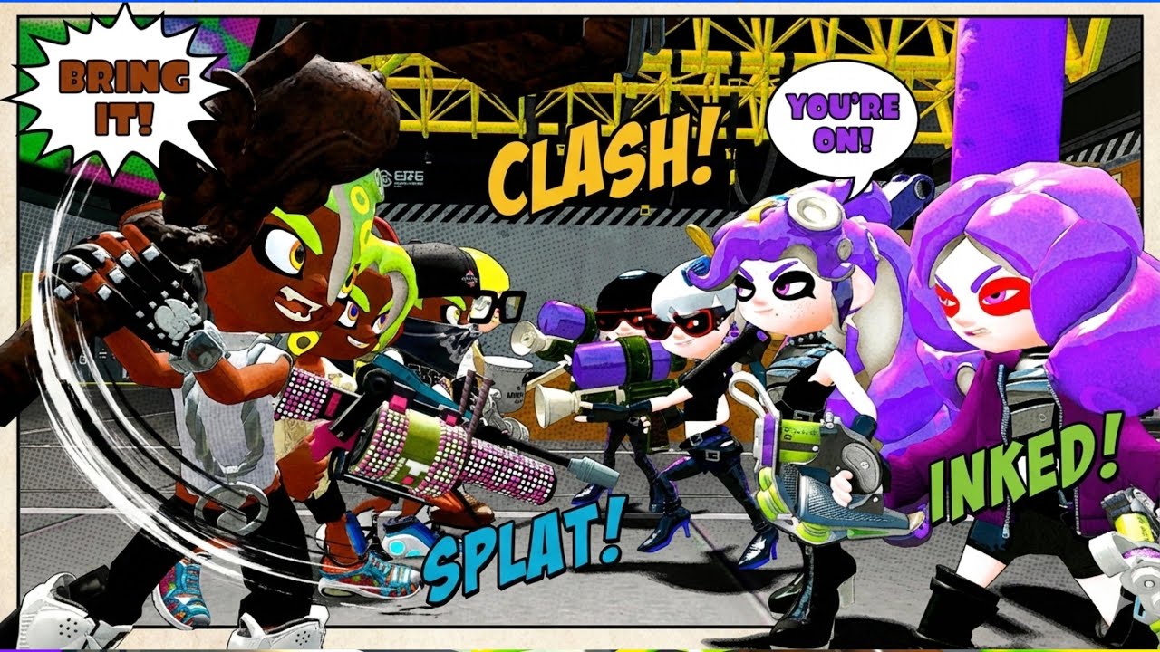 Splatoon Turf war: Boys vs Girls [GMOD/SFM]