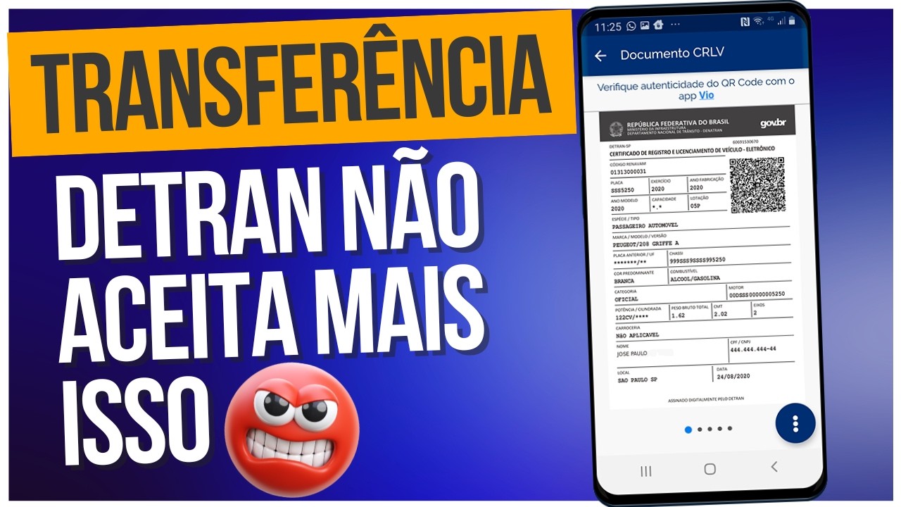 TRANSFERÊNCIA DE VEÍCULO SP 2025 | DETRAN MUDOU O PROCEDIMENTO | CUIDADO C/ RESTRIÇÃO ADMINISTRATIVA