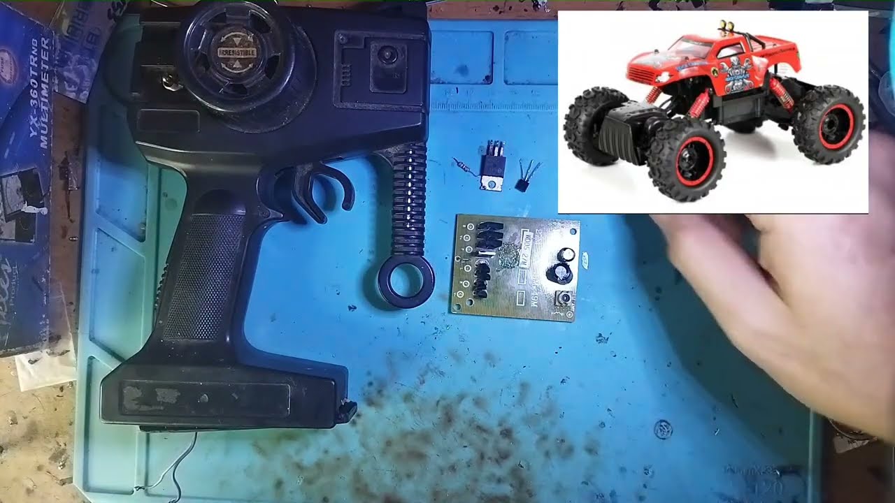 cara upgrade 2step kecepatan rc qd dengan transistor