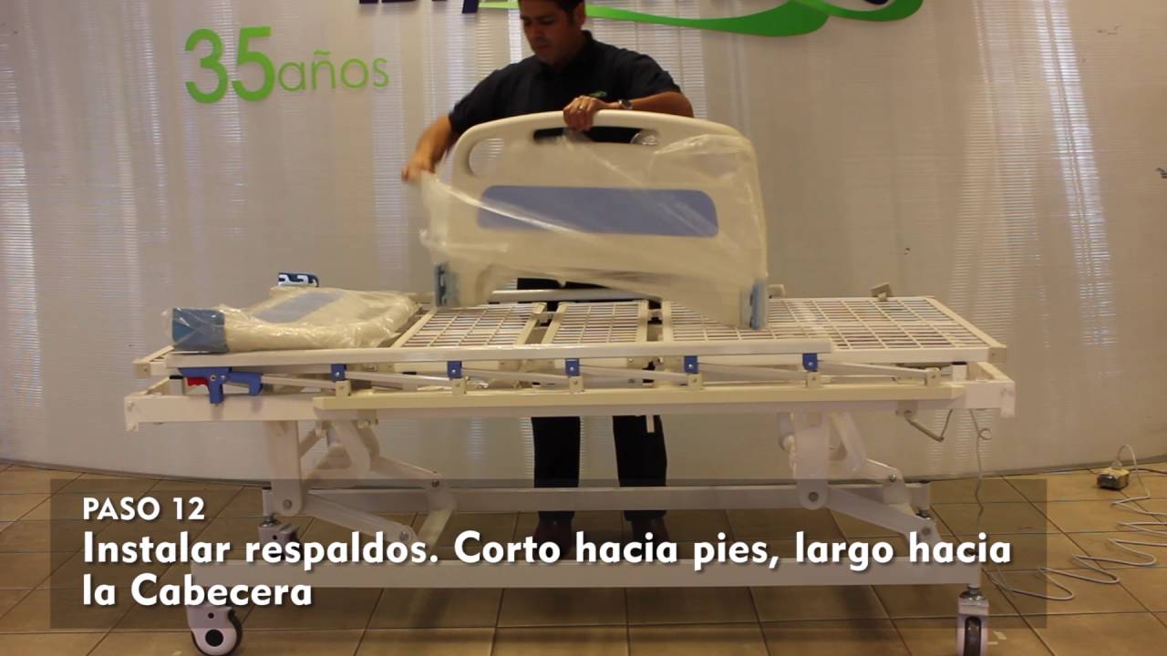 Armado y Desarmado Catre Eléctrico 3 posiciones