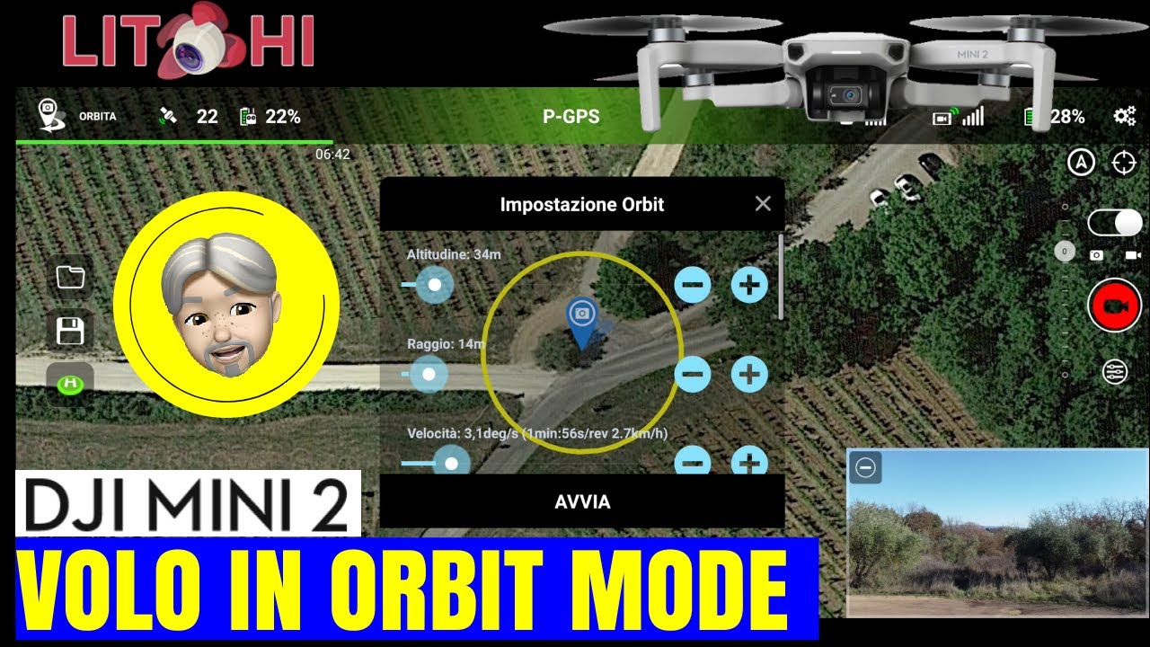 DJI MINI2  “ORBIT MODE