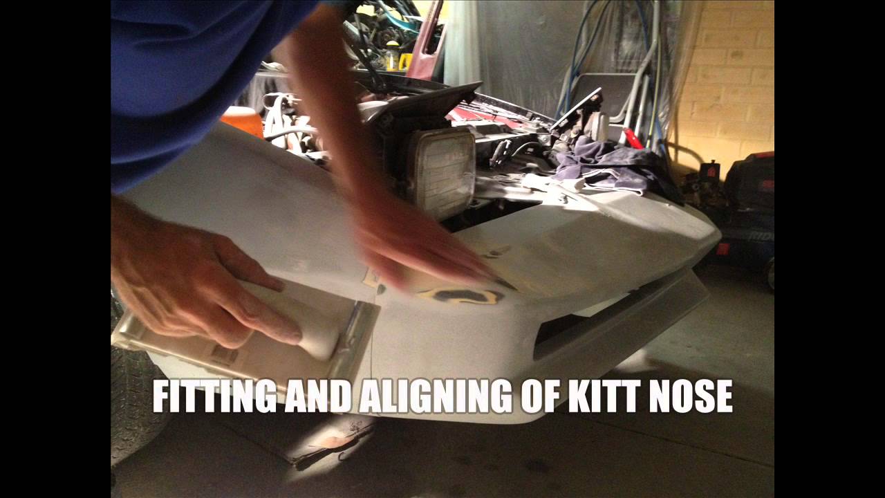 1982 Pontiac Firebird Transformation into KITT from Knight Rider
