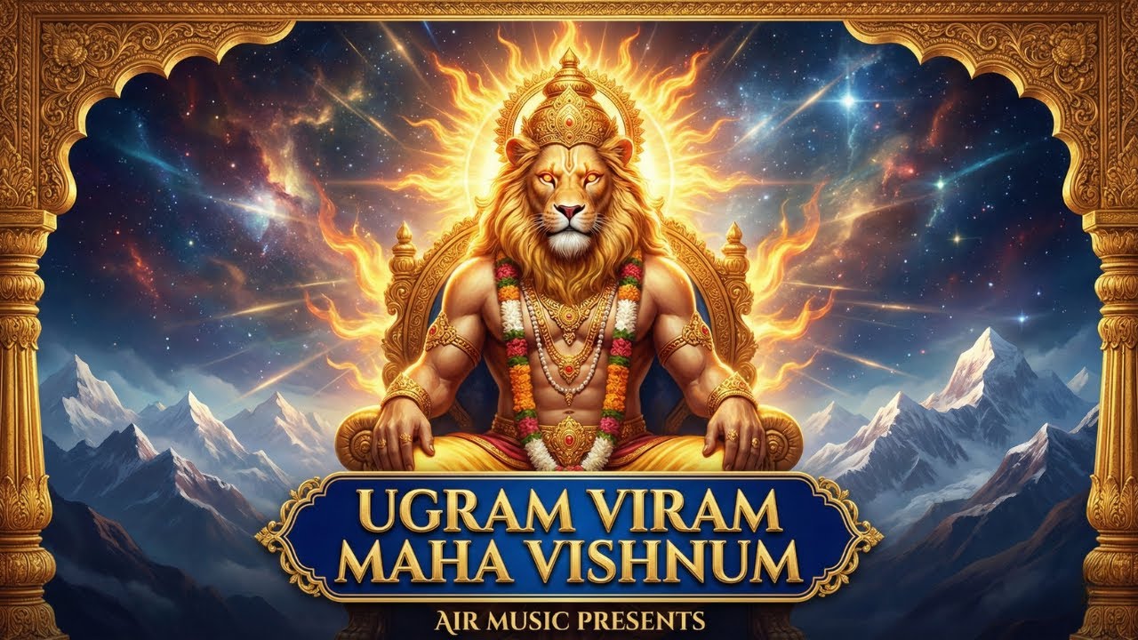 Ugram Viram Maha Vishnum - | Ultimate Prayer to Overcome FEAR | #narasimha #viral  #ugramveeram #om