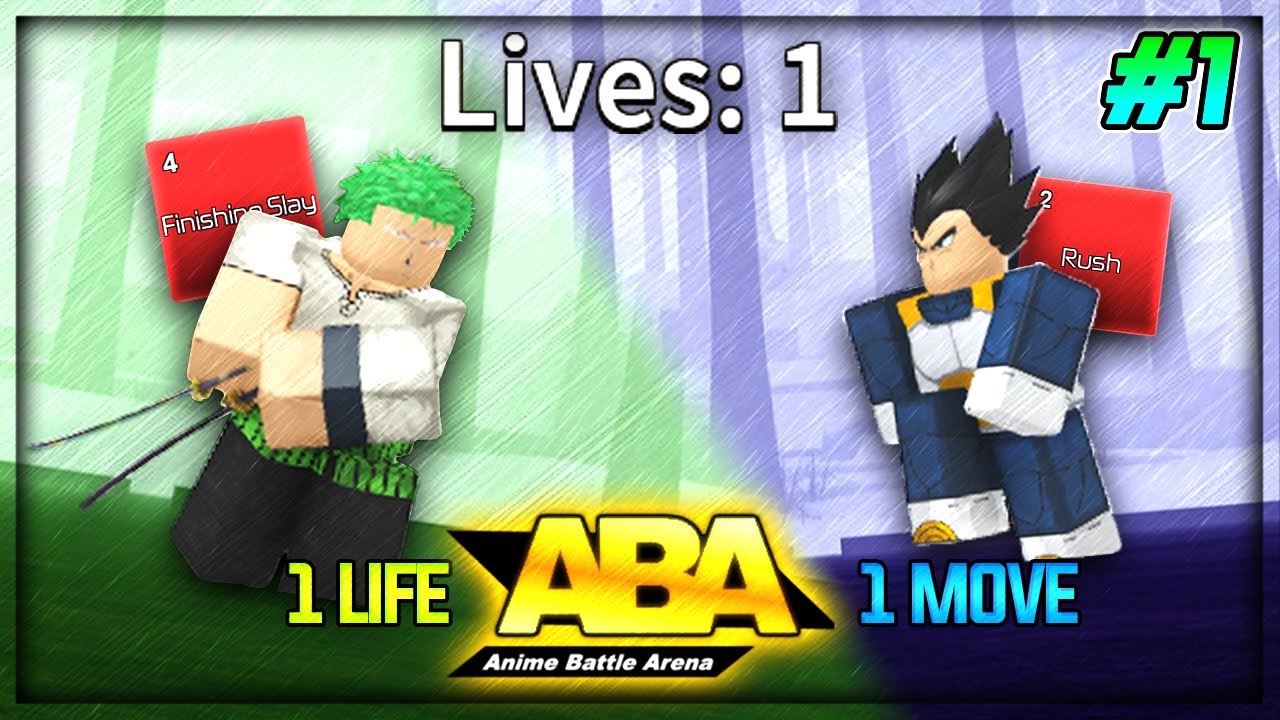 ABA 1 Life 1 Move Challenge (Episode 1) | Anime Battle Arena