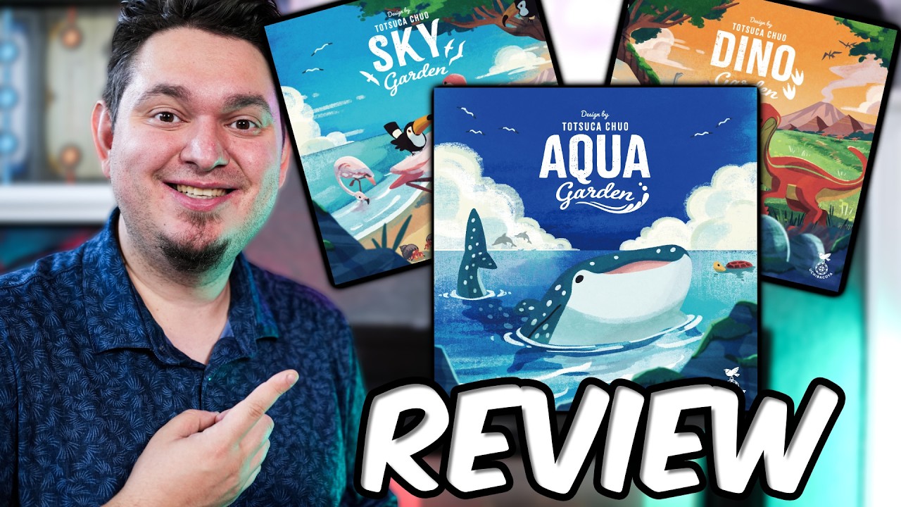 Обзор настольной игры Garden Trilogy (Aqua Garden, Sky Garden, Dino Garden)!