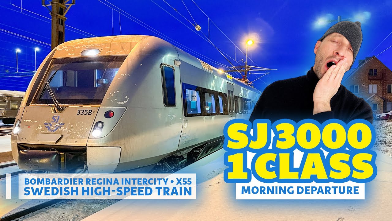 1 CLASS TRAIN IN SWEDEN 2023 | SJ 3000 (X55)