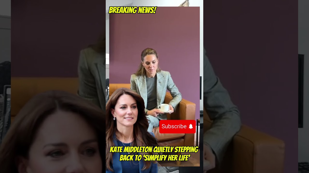 To simplify her life, Kate Middleton is taking a discreet step back